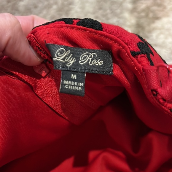 Lily Rose red dress - Picture 3 of 4